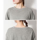 天竺ラウンドヘムロンTシャツ | atONE | 詳細画像35