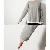 天竺ラウンドヘムロンTシャツ | atONE | 詳細画像36