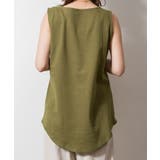 ボートネックワッフルタンクトップ | atONE | 詳細画像22 