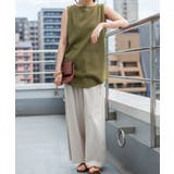 ボートネックワッフルタンクトップ | atONE | 詳細画像23 