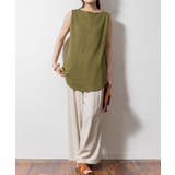 ボートネックワッフルタンクトップ | atONE | 詳細画像24 