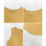 ボートネックワッフルタンクトップ | atONE | 詳細画像67 