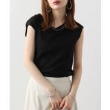 Vネックリブノースリーブ | atONE | 詳細画像39 