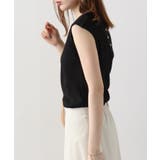 Vネックリブノースリーブ | atONE | 詳細画像40 