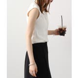 Vネックリブノースリーブ | atONE | 詳細画像47 