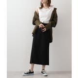 Vネックリブノースリーブ | atONE | 詳細画像48 