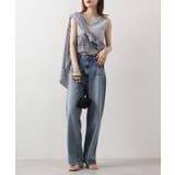 Vネックリブノースリーブ | atONE | 詳細画像53 