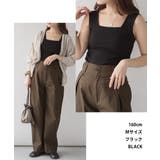 ブラ隠しワッフルタンクトップ | atONE | 詳細画像2