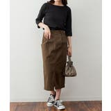 ボートネック七分袖プルオーバー | atONE | 詳細画像13 