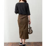 ボートネック七分袖プルオーバー | atONE | 詳細画像15 