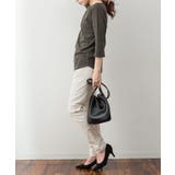 ボートネック七分袖プルオーバー | atONE | 詳細画像21 