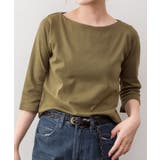 ボートネック七分袖プルオーバー | atONE | 詳細画像24 