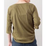 ボートネック七分袖プルオーバー | atONE | 詳細画像26 