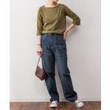 ボートネック七分袖プルオーバー | atONE | 詳細画像27 