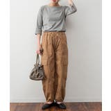 ボートネック七分袖プルオーバー | atONE | 詳細画像34 