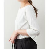 ボートネック七分袖プルオーバー | atONE | 詳細画像39 