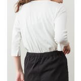 ボートネック七分袖プルオーバー | atONE | 詳細画像40 