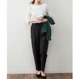 ボートネック七分袖プルオーバー | atONE | 詳細画像41 