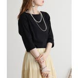 ボートネック七分袖プルオーバー | atONE | 詳細画像59 