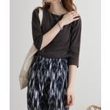 ボートネック七分袖プルオーバー | atONE | 詳細画像73 