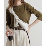 ボートネック七分袖プルオーバー | atONE | 詳細画像76 