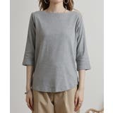 ボートネック七分袖プルオーバー | atONE | 詳細画像83 