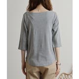 ボートネック七分袖プルオーバー | atONE | 詳細画像85 