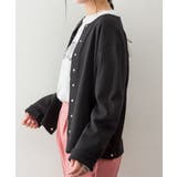 パールボタンクルーネックカーディガン | atONE | 詳細画像17 