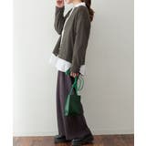 パールボタンクルーネックカーディガン | atONE | 詳細画像27 