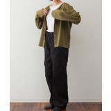 パールボタンクルーネックカーディガン | atONE | 詳細画像33 