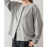 パールボタンクルーネックカーディガン | atONE | 詳細画像37 