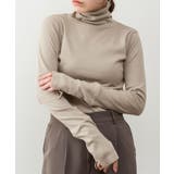 ハイネック指穴カットソー | atONE | 詳細画像26 