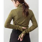 ハイネック指穴カットソー | atONE | 詳細画像39 