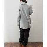 ワイドハイネックスムースプルオーバー | atONE | 詳細画像26