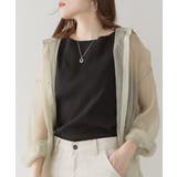 ボートネックランダムリブタンクトップ | atONE | 詳細画像12