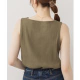 ボートネックランダムリブタンクトップ | atONE | 詳細画像18