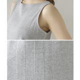 ボートネックランダムリブタンクトップ | atONE | 詳細画像35