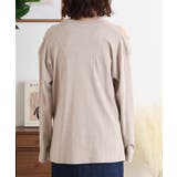 オープンショルダーロングスリーブTシャツ | atONE | 詳細画像25