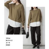 ワッフル裾切り替え長袖Tシャツ | atONE | 詳細画像19