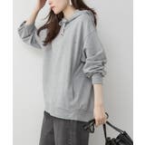 ミニ裏毛脇スリットプルオーバーパーカー | atONE | 詳細画像10