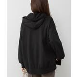 ミニ裏毛脇スリットプルオーバーパーカー | atONE | 詳細画像3