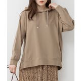 ミニ裏毛脇スリットプルオーバーパーカー | atONE | 詳細画像5