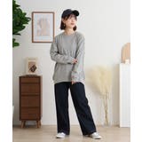 ゆったりロングスリーブカットソー | atONE | 詳細画像24 