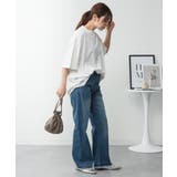 オーバーサイズコットンパネルTシャツ | atONE | 詳細画像10