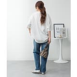 オーバーサイズコットンパネルTシャツ | atONE | 詳細画像11
