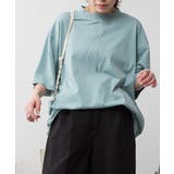 オーバーサイズコットンパネルTシャツ | atONE | 詳細画像12