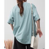 オーバーサイズコットンパネルTシャツ | atONE | 詳細画像16