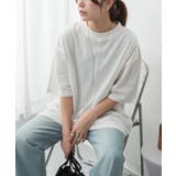 オーバーサイズコットンパネルTシャツ | atONE | 詳細画像3