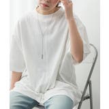 オーバーサイズコットンパネルTシャツ | atONE | 詳細画像4