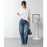 オーバーサイズコットンパネルTシャツ | atONE | 詳細画像7